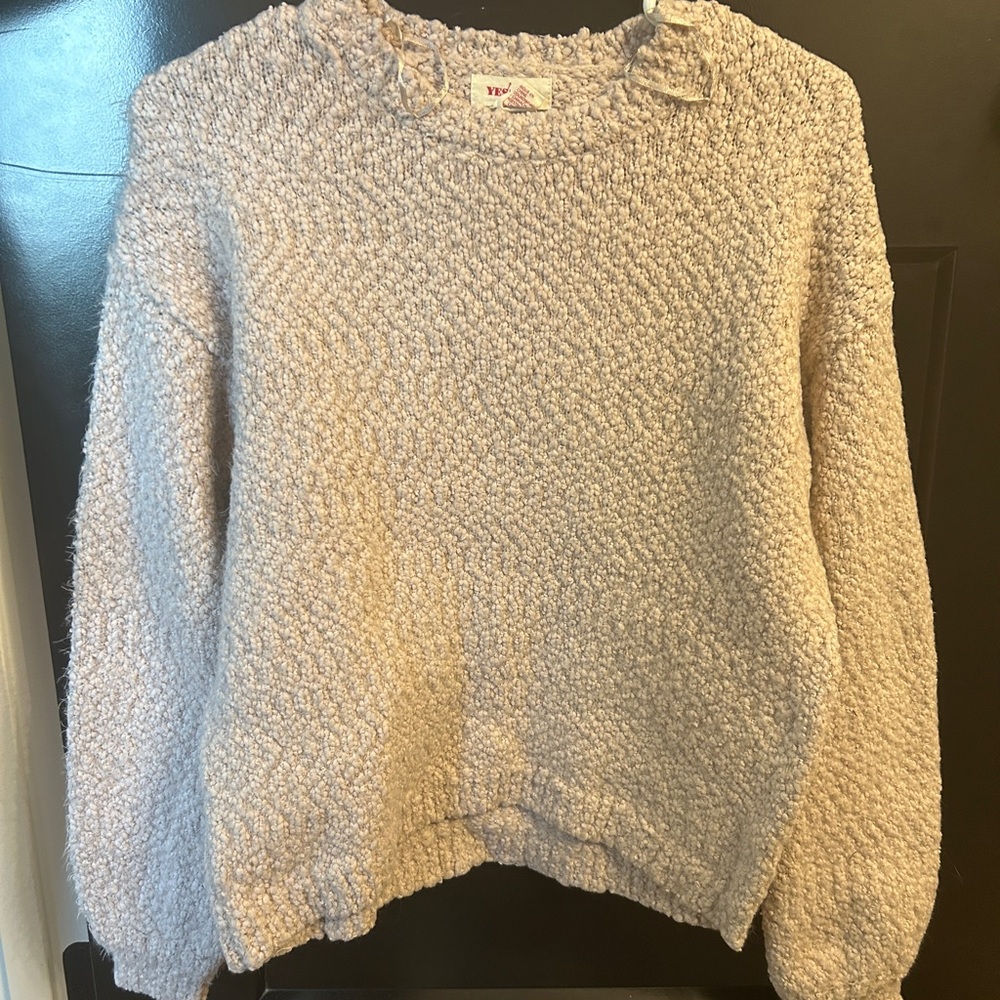Light Pink/Beige Sweater